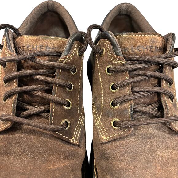 Y2K, vintage Skecher’s suede chunky oxfords, size 9.50 - Picture 10 of 10